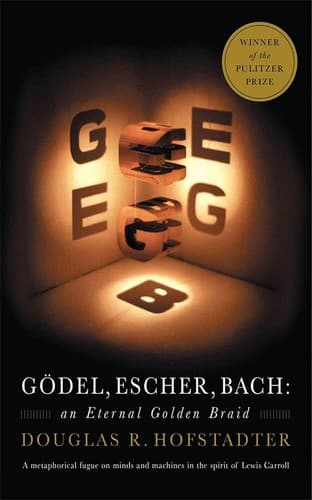 Book cover of Gödel, Escher, Bach